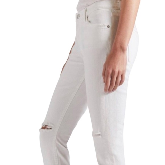 Current Elliot The High Waist Stilleto White Size 34 - Picture 3 of 11